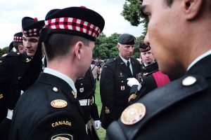 Four Canadian First World War soldiers buried in France.