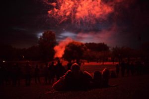 Feux d'artifices du 14 Juillet à Guesnain près de Douai, Juillet 2016.