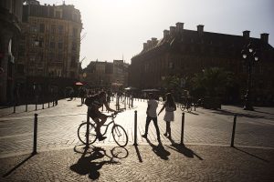 Lille centre, place de l'Opéra. Septembre 2016.